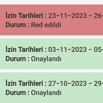 Gsb Genciz Biz KYK İzin Talebi Reddi