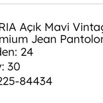 Mavi Kalitesiz Jean Pantolon Hayal Kırıklığı