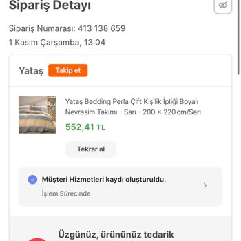 Hepsiburada Yataş Depoda Olmayan Ürün Satıyor