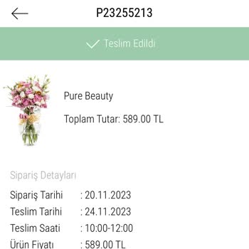 Tazecicek.com Teslim Edilmeyen Çiçek