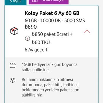 Vodafone Hazır Kart Paketlerine Üç Ayda Yapılan %50 Zam