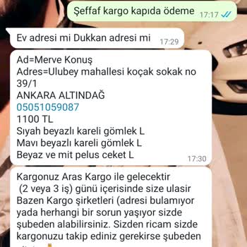 Mavikedigiyim (Instagram) Eksik Ve Yanlış Ürün Teslimatı!
