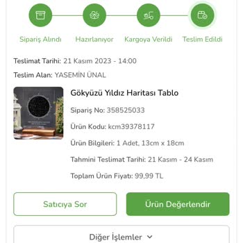 ÇiçekSepeti Hediye Aldığımız Ürün Yok Gelmedi