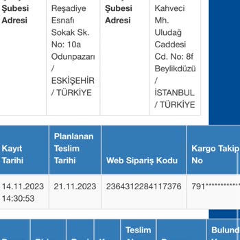 Sürat Kargo Süper Çalışma Sistemi