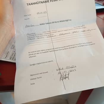 Amerikan Kültür Yabancı Dil Kursları Almadığımız Hizmet İçin Para Ödettirdiler.