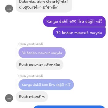 Linda Tesettür (lindaatesettur) Ürünüm Kargolanmadı Ve İletişim Yok!