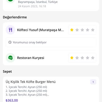 Getir Faturasız Satış Ve Kötü Hizmet Kalitesi