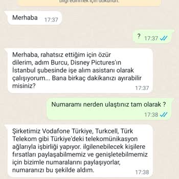 WhatsApp Rahatsız Edici Uluslararası Mesaj!