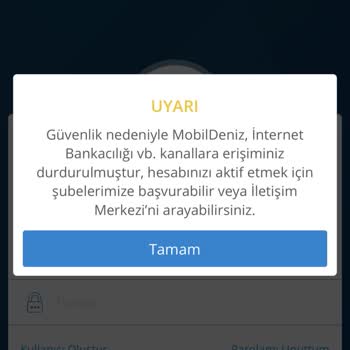 Denizbank Açıklama Yapmadan Hesap Kapatıyor
