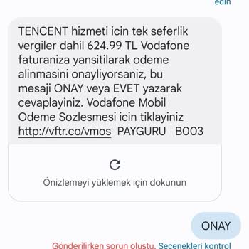 Vodafone Pay Tencent Mobil Ödeme