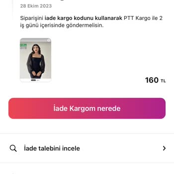 Gardrops İade Kargo Yapmama Rağmen Paramın Geri Gönderilmemesi