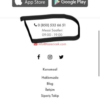 Taze Çiçek (tazecicek.com) Sipariş Tarihini Değiştirdiler.