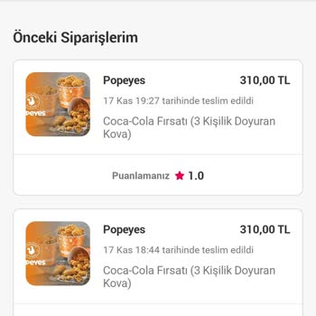 Yemeksepeti.com Ücret İademi Yapmıyor