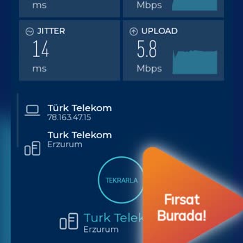 Türk Telekom Sözleşme Hızını Vermiyor