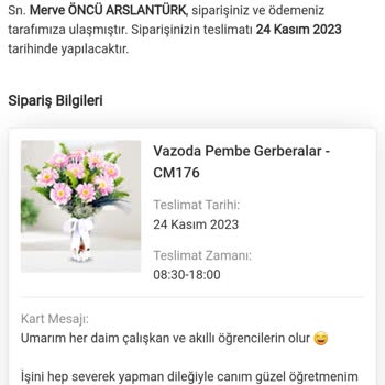 Çiçek Market Parası Ödenen Çiçek Yok