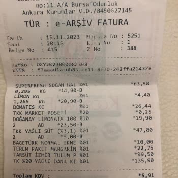 Tarım Kredi Kooperatif Market Fazla Fiyat Eşitsizliği