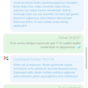 ÇiçekSepeti Mağduriyet Ve İade Edilmeyen Para