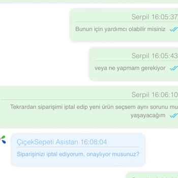 Çiçek Sepeti Mağduriyeti