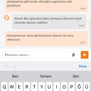 Trendyol Yemek'te Son 5 Yemek Siparişimin 5'ide İptal Edildi.