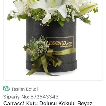 Osevio.com Çiçeğin Sahibine Teslim Edilmemesi Kayıp Ürün