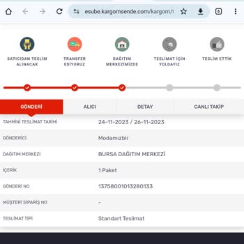 Kargom Sende Teslimat Yapmadı