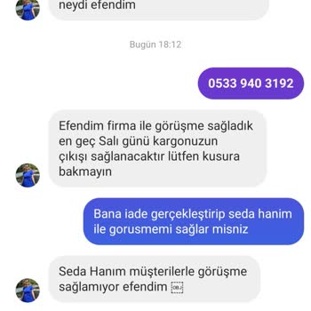 Su Butik - Seda Tutulmaz Ürün Gelmedi. Para İade Etmediler