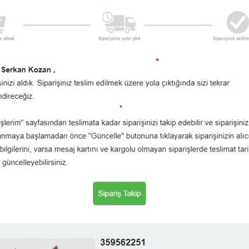 Çiçek Sepeti'nin Siparişi Zamanında İletememesi