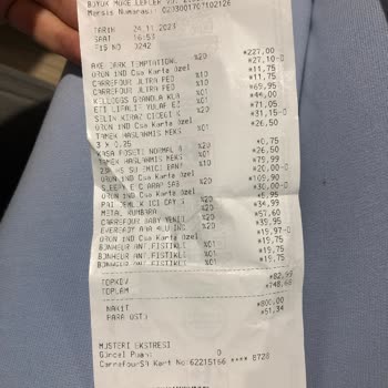 Carrefour SA Kasiyerin Yanlış Ayıp Davranışı