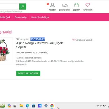 Osevio Zamanında Teslim Edilmeyen Ürün