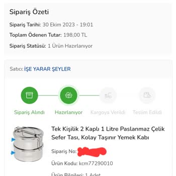 Çiçek Sepeti Çiçek Sepeti Sipariş İptali