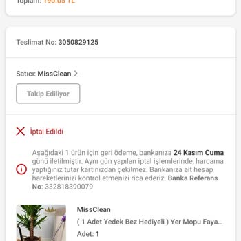 Ziraat Bankası İade Ürünün Parası Hesabıma Yatmadı
