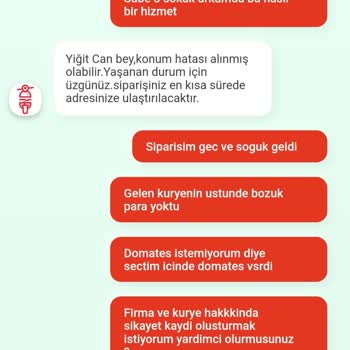 Tıkla Gelsin Geç Gelen Sipariş