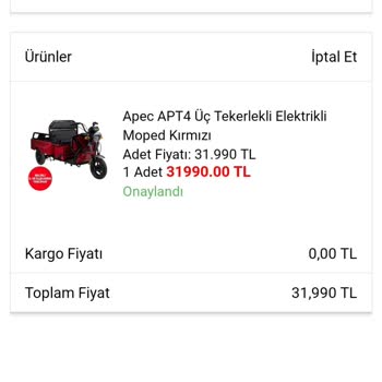 A101 Ürünün Teslim Süreci