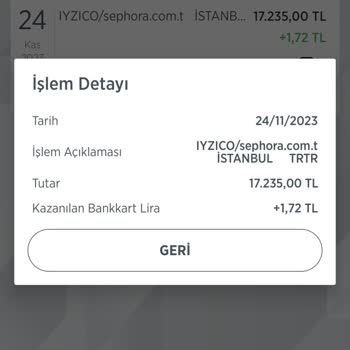 Sephora Kredi Kartımdan Bilgim Dışında Para Çekti