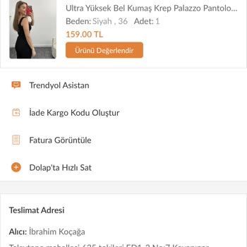 Trendyol'dan Aldığım Ürün Teslim Edilmediği Halde Teslim Alındı Diyor