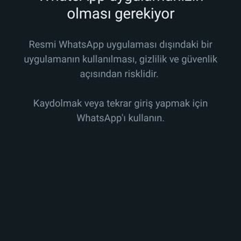Whatsapp Aero Resmi WhatsApp Yükle Diyor