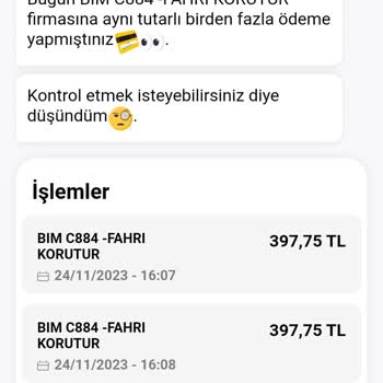BİM Market Pos Cihazı Hatası