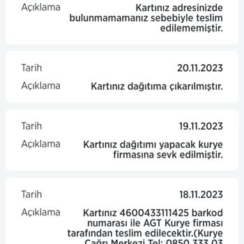 Ziraat Bankası Ziraat Bankkart Genç Kartım Elime Ulaşmadı