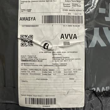 Avva Giyim Yanlış Ürün Gönderip, Değişim Yapmamak...