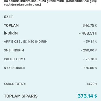 Watsons Ödeme Kısmındaki Yanlışlık