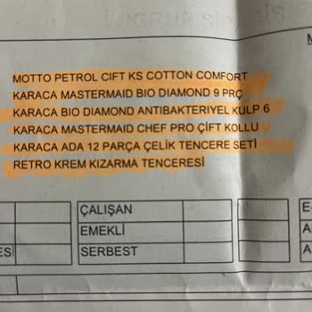 Karaca Züccaciye Aldığım Ürünü Teslim Etmiyorlar