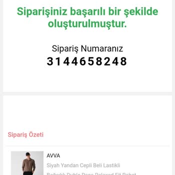Avva Dan Aldığım Ürün Kargoya Verilmedi