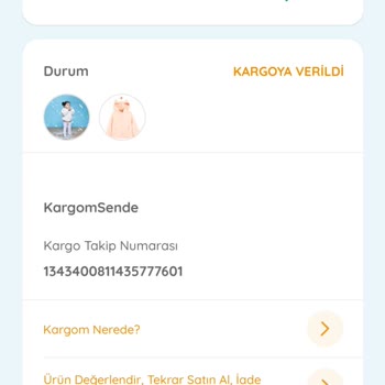 Sipariş Gelmedi Ebebek'ten