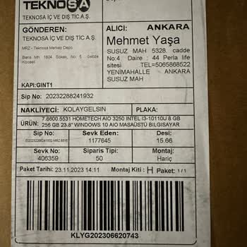 Teknosa Verilen Siparişin Kırık Gelmesi Ve İade Etme Zorluğu