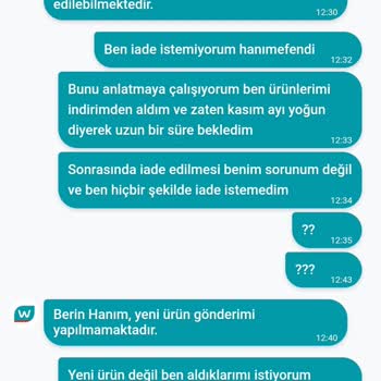 Watsons Habersiz Sipariş İptali