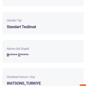 Watsons Habersiz Sipariş İptali