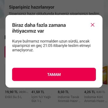 Yemeksepeti Canlı Yardım Butonu Yok
