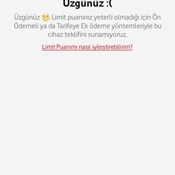 Vodafone Fatura Puanı Silinmesi