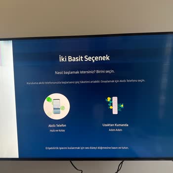 Samsung M7 Smart Monitör Kusurlu Ürün
