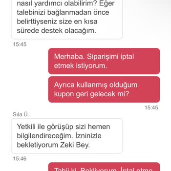 Yemek Sepeti Paramı Aldı Ve İade Etmiyor